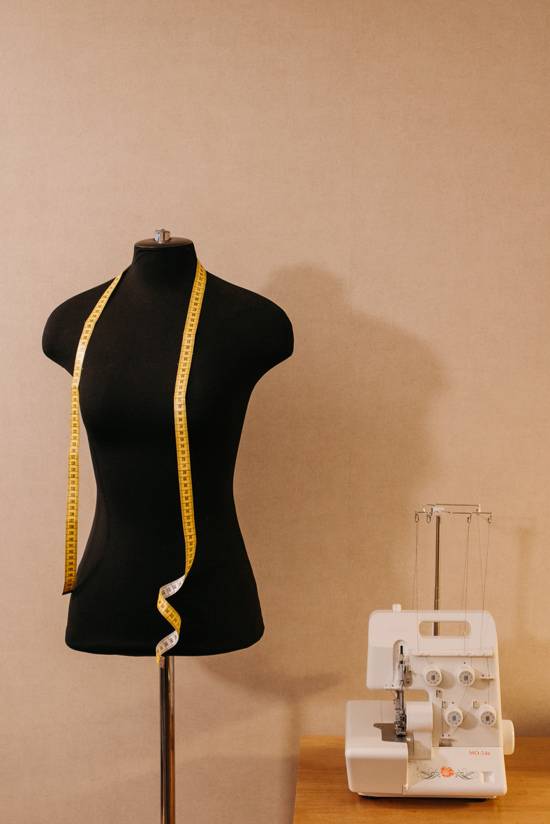 A Mannequin and a Sewing Machine